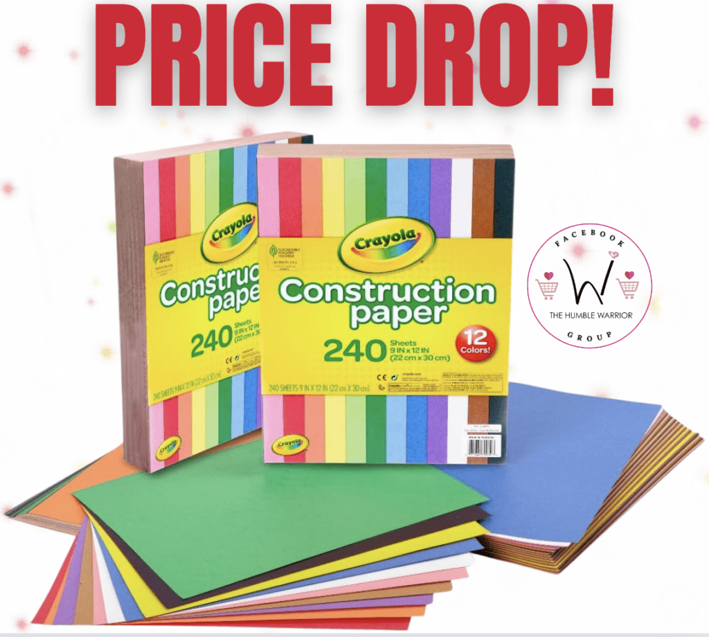 480-ct of Crayola Construction paper!